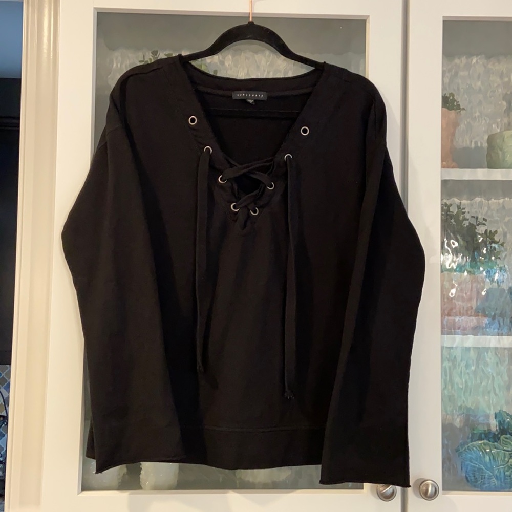 Sanctuary Lace-up Pull Over